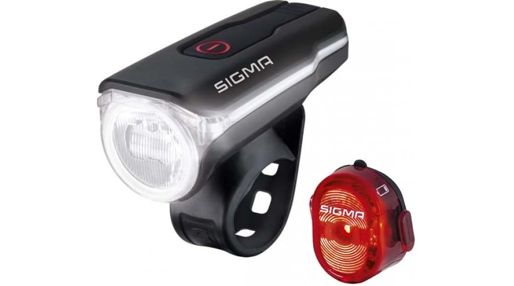 Sigma Sport Aura 60 / Nugget II Beleuchtungs-Set 1 Sigma Sport Aura 60 / Nugget II Beleuchtungs-Set