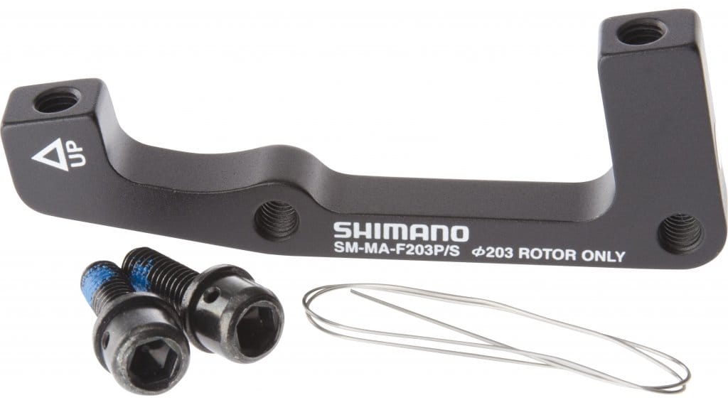 Shimano Adapter VR 203mm Rotor von Post-Mount auf ISO-Standard SM-MA-F203P/S 1 Shimano Adapter VR 203mm Rotor von Post-Mount auf ISO-Standard SM-MA-F203P/S