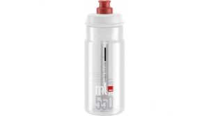 Elite Jet Trinkflasche 550ml clear/red logo