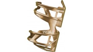 Elite Prism Carbon Flaschenhalter Öffnung rechts glossy gold/white