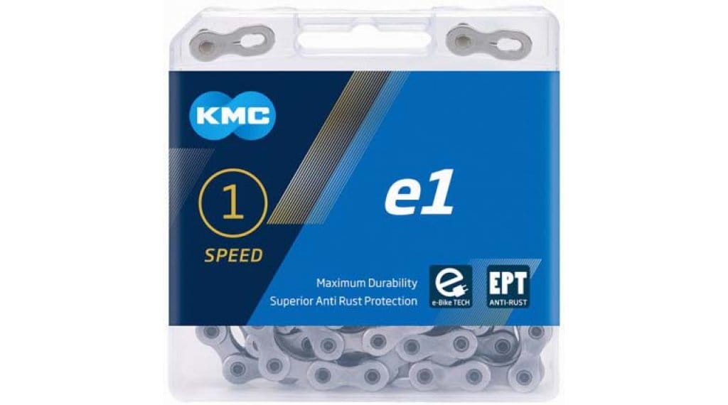 KMC e1 Kette 1-fach 110-Glieder EPT silver 1 KMC e1 Kette 1-fach 110-Glieder EPT silver
