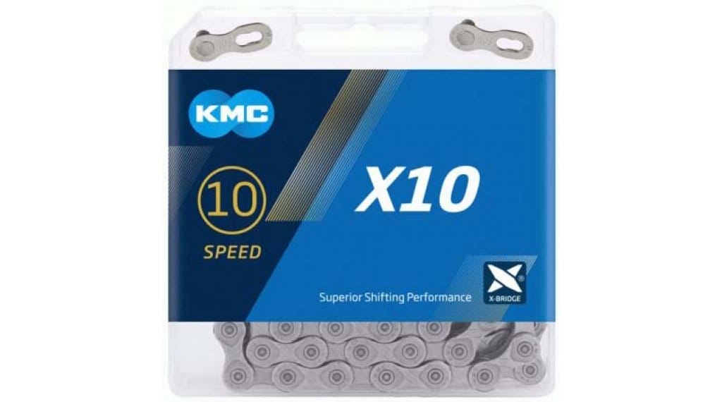 KMC X10 Kette 10-fach 114-Glieder grey 1 KMC X10 Kette 10-fach 114-Glieder grey