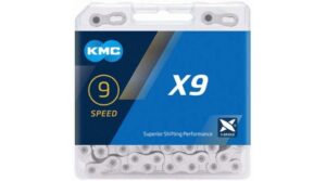 KMC X9 Kette 9-fach 114-Glieder silver