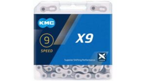 KMC X9 Kette 9-fach 114-Glieder silver/grey