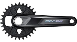 Shimano Deore FC-M6120-1 Kurbelgarnitur 175mm 12-fach Q-Faktor 178mm 32 Zähne (ohne Innenlager)