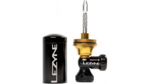Lezyne Tubeless CO2 Blaster Handpumpe ohne Kartuschen schwarz/gold