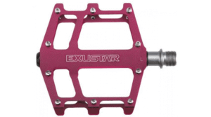 Exustar E-PB525 MTB/BMX-Pedale Cro-MO-Achse hellrot