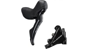Shimano 105 R7020/R7070 Schalt-/Bremshebel rechts mit hydraulischer Scheibenbremse Flat Mount hinten schwarz
