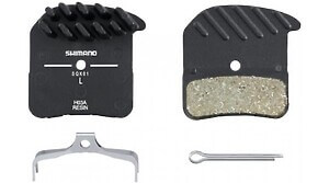 Shimano Disc Bremsbeläge H03A Resin mit Kühlrippen