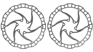 Ashima ARO-08 Bremsscheibe 6-Loch 203mm silver (2er-Pack)