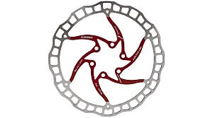 Ashima ARO-08 Bremsscheibe 6-Loch 180mm rot