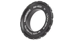 Anillo de bloqueo Shimano SM-HB20 Centerlock para ejes pasantes de 15/20 mm (BULK)