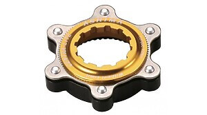 Ashima AC02 Ultralight Centerlock Adapter für 6-Loch Bremsscheibe gold