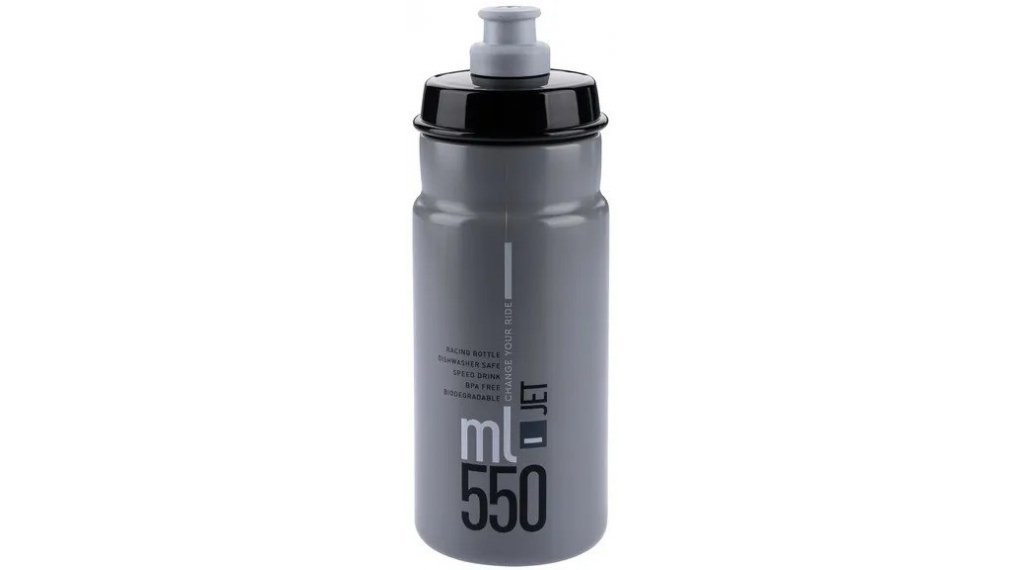 Elite Jet Trinkflasche 550ml grau 1 Elite Jet Trinkflasche 550ml grau