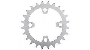 Race Face 9-fach Kettenblatt 24 Zähne 4-Bolt (64mm) silver