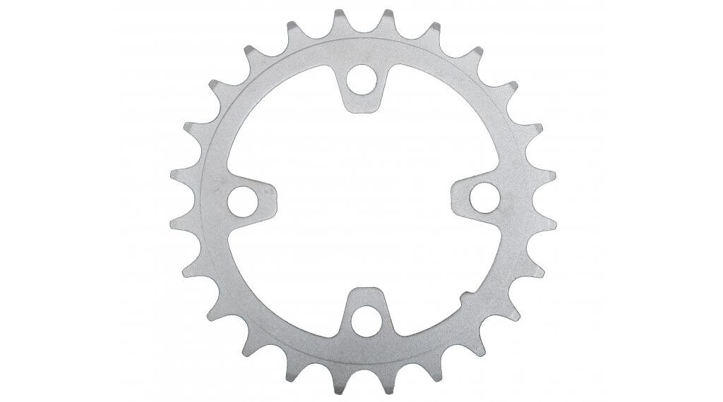 Race Face 9-fach Kettenblatt 24 Zähne 4-Bolt (64mm) silver 1 Race Face 9-fach Kettenblatt 24 Zähne 4-Bolt (64mm) silver