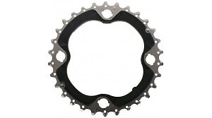 Shimano SLX FC-M672 2/3x10 Kettenblatt 4-arm 96 LK 30 Zähne AN schwarz