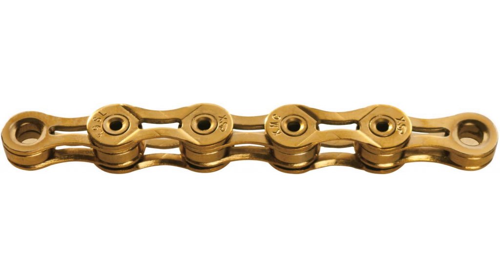 KMC X9 SL Kette 9-fach 114-Glieder Ti-N gold 2 KMC X9 SL Kette 9-fach 114-Glieder Ti-N gold – Bild 2