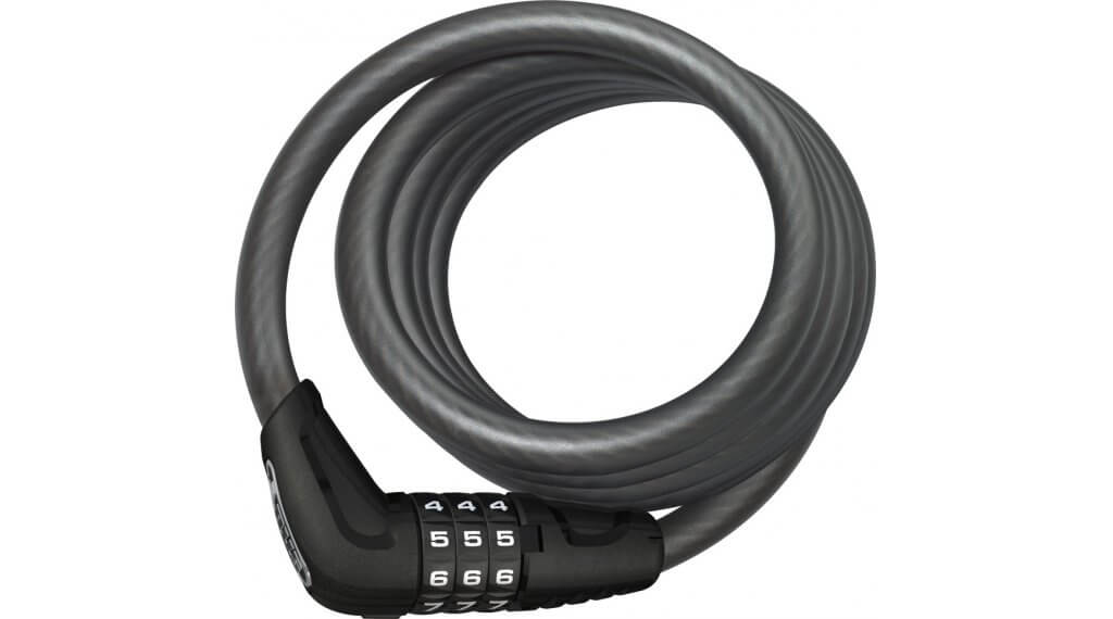 Abus 4508K Star Spiralkabelschloss 150cm black 1 Abus 4508K Star Spiralkabelschloss 150cm black